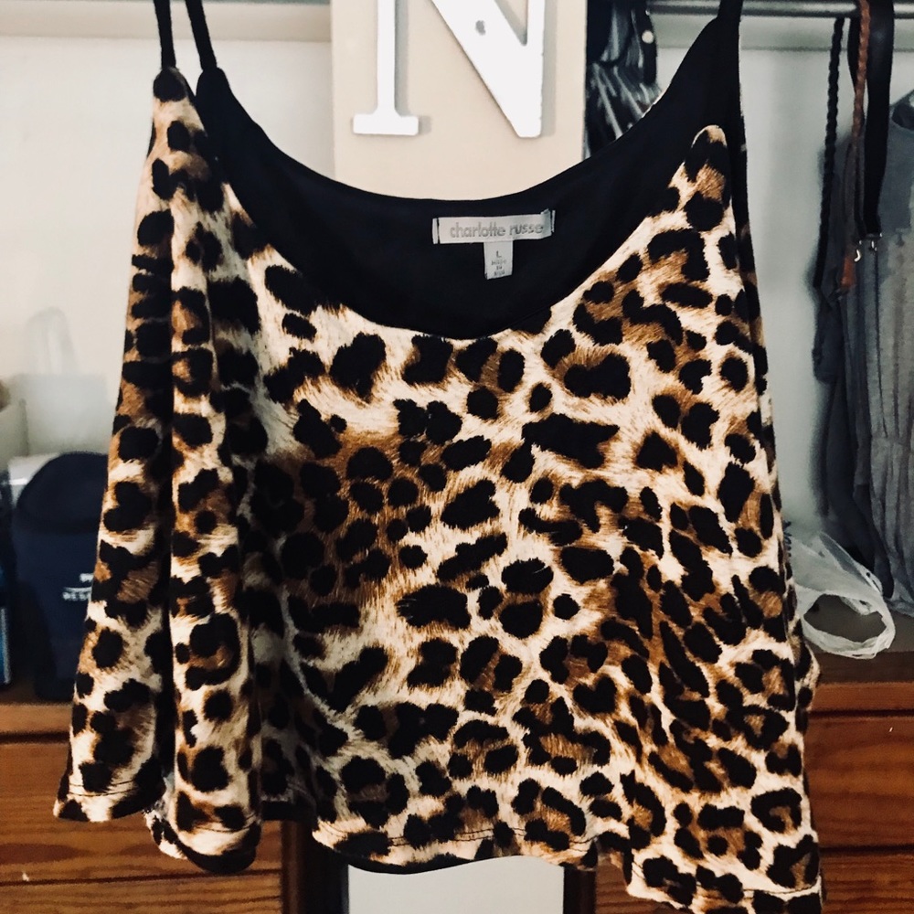 Animal (cheetah) print tank